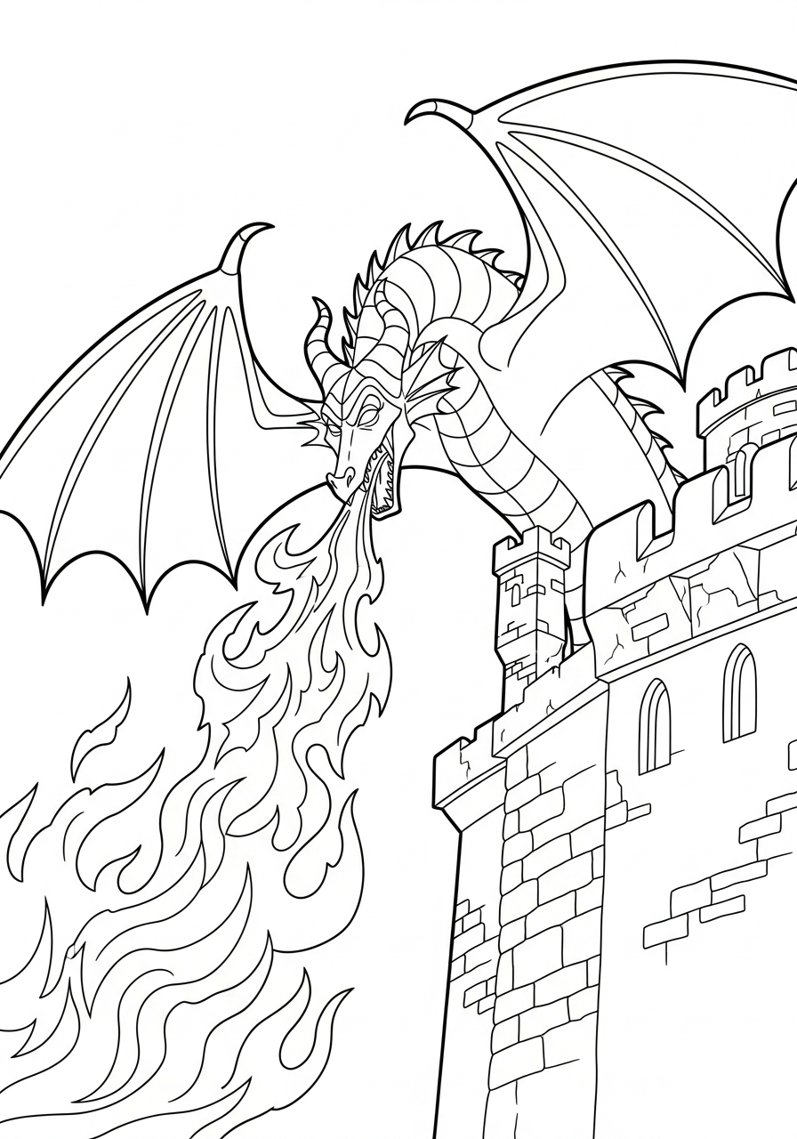 hard Maleficent coloring pages