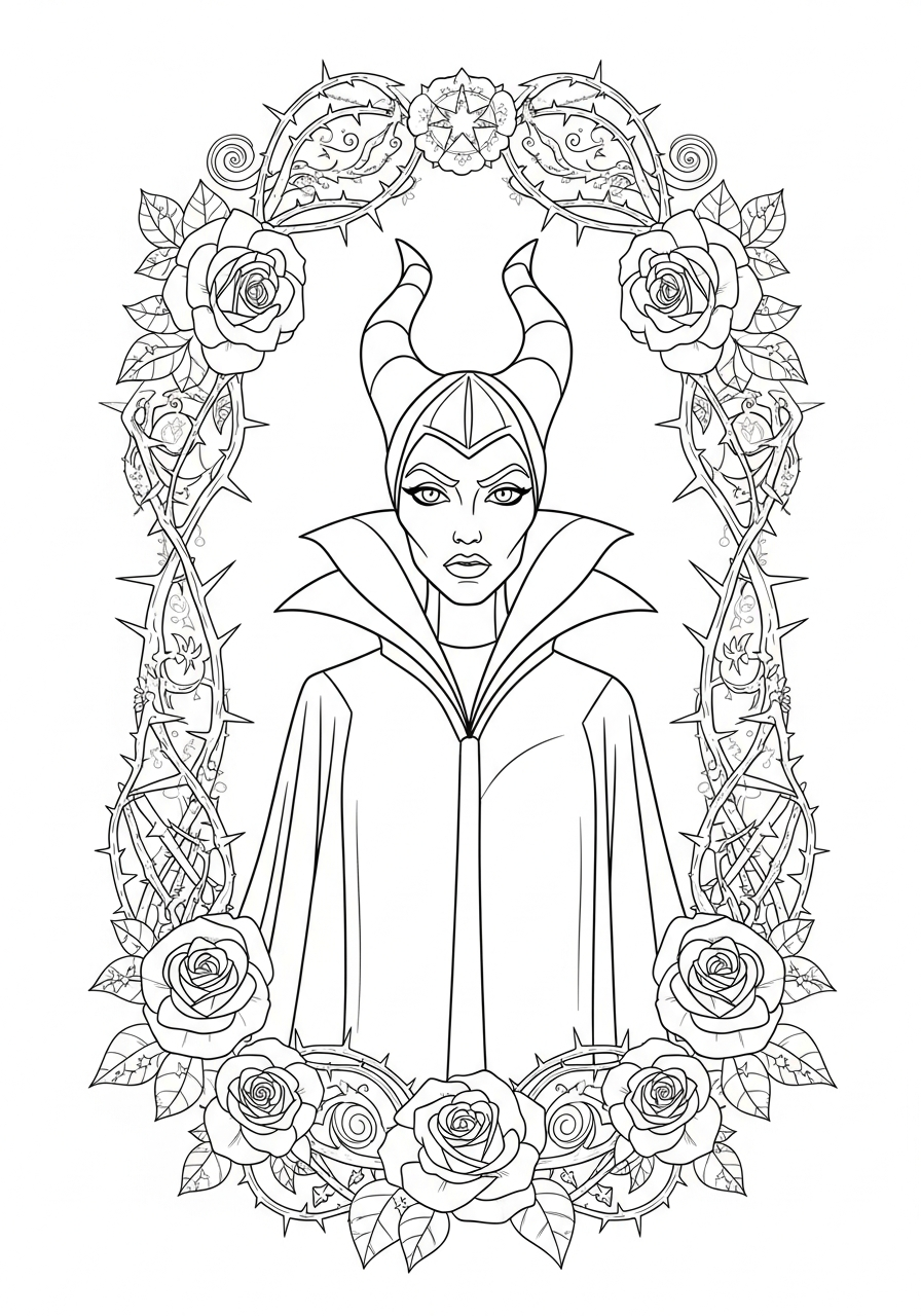 printable coloring pages Maleficent