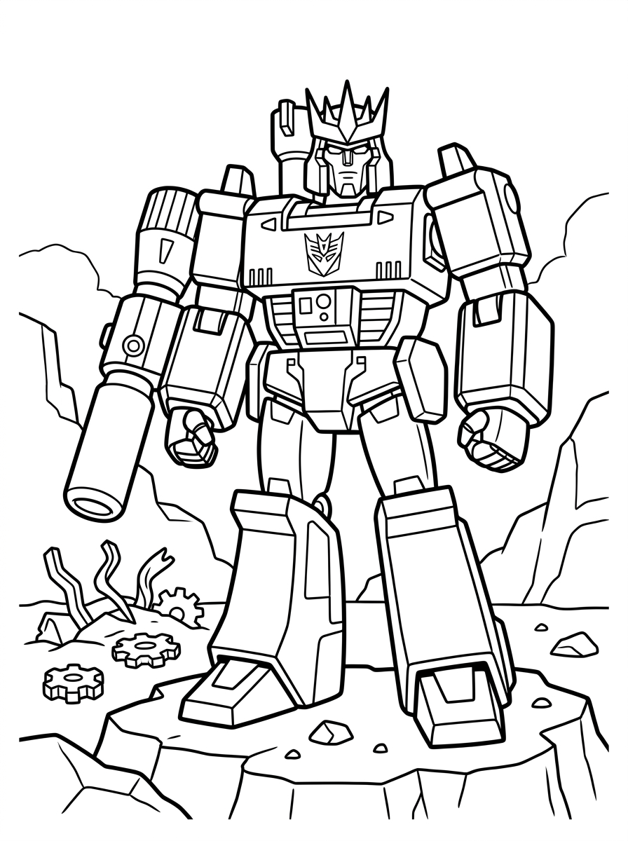 Megatron Coloring Pages 12 cute coloring pages Megatron