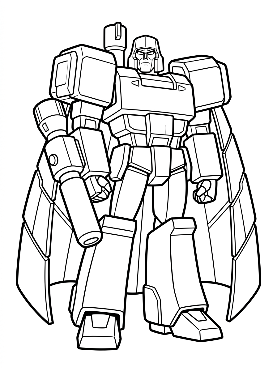 Megatron Coloring Pages 13 free coloring Megatron pages