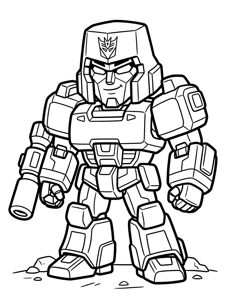 Megatron Coloring Pages 14 Megatron ornament coloring pages