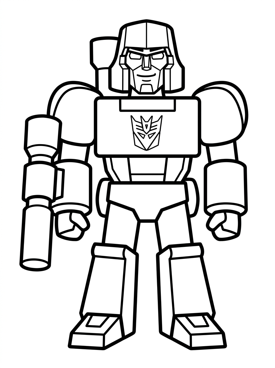 Megatron Coloring Pages 17 hard Megatron coloring pages