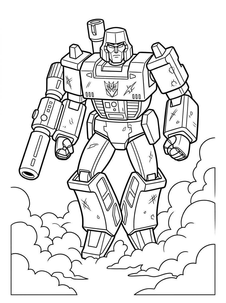 Megatron Coloring Pages 18 coloring pages printable Megatron
