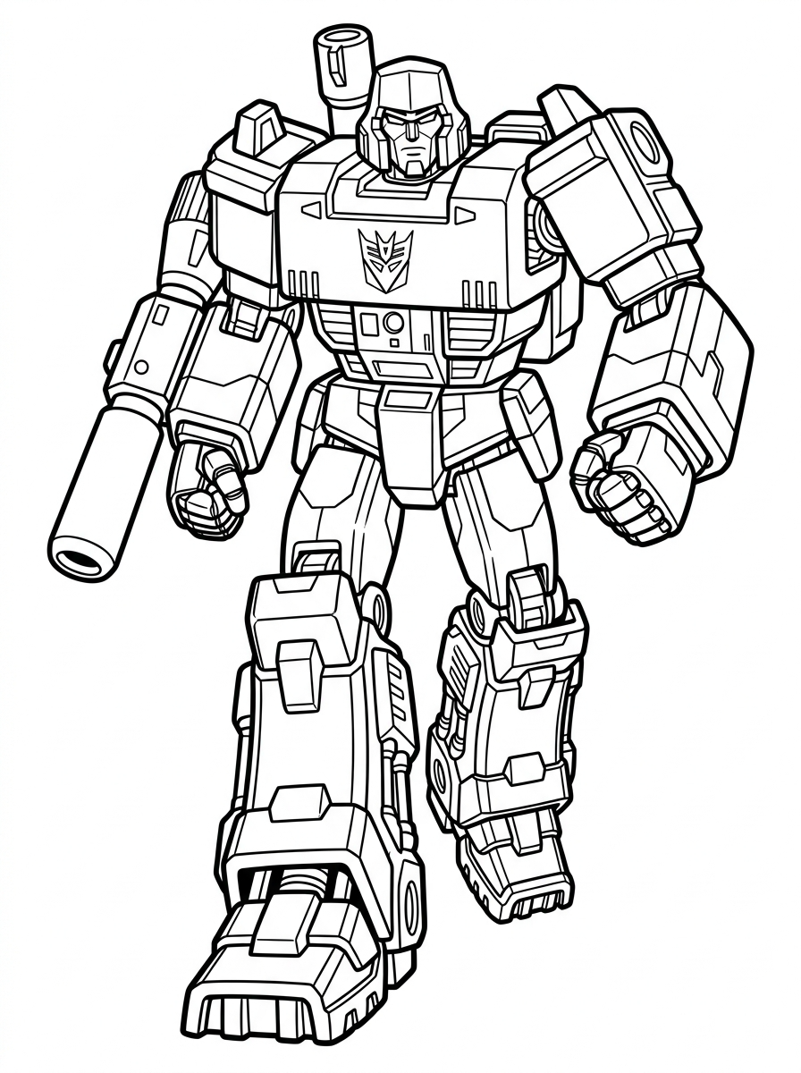 Megatron Coloring Pages 22 adult Megatron coloring pages 1