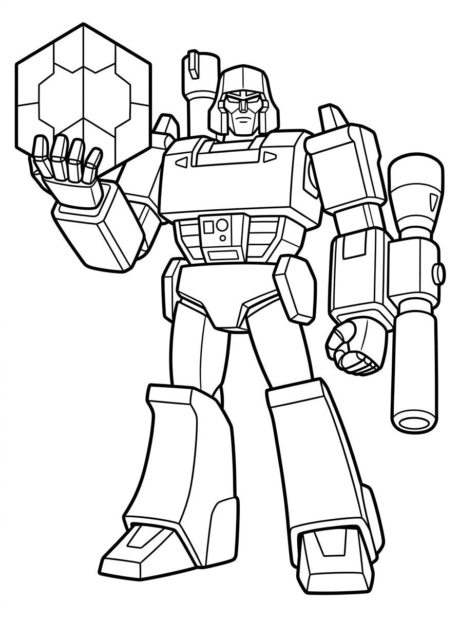 Megatron Coloring Pages 6 adult coloring pages Megatron