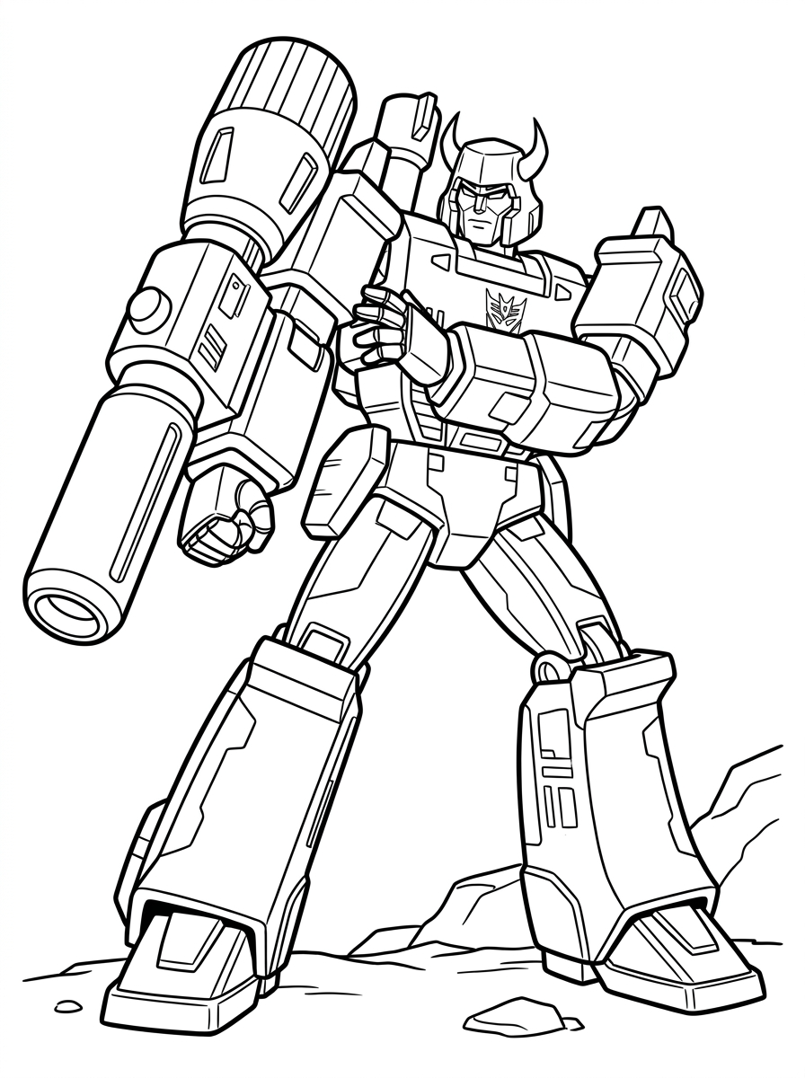Megatron Coloring Pages 8 Megatron ornaments coloring pages