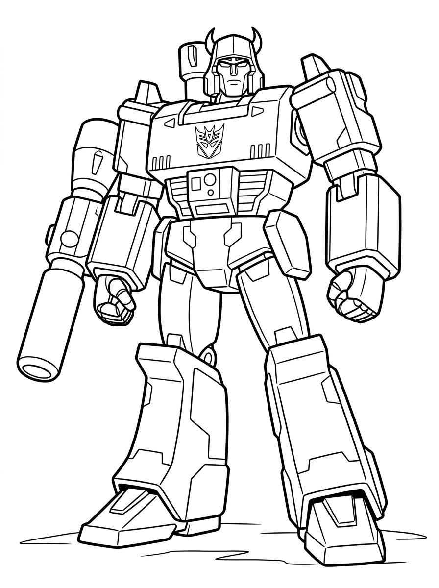 Megatron Coloring Pages 9 fun Megatron coloring pages