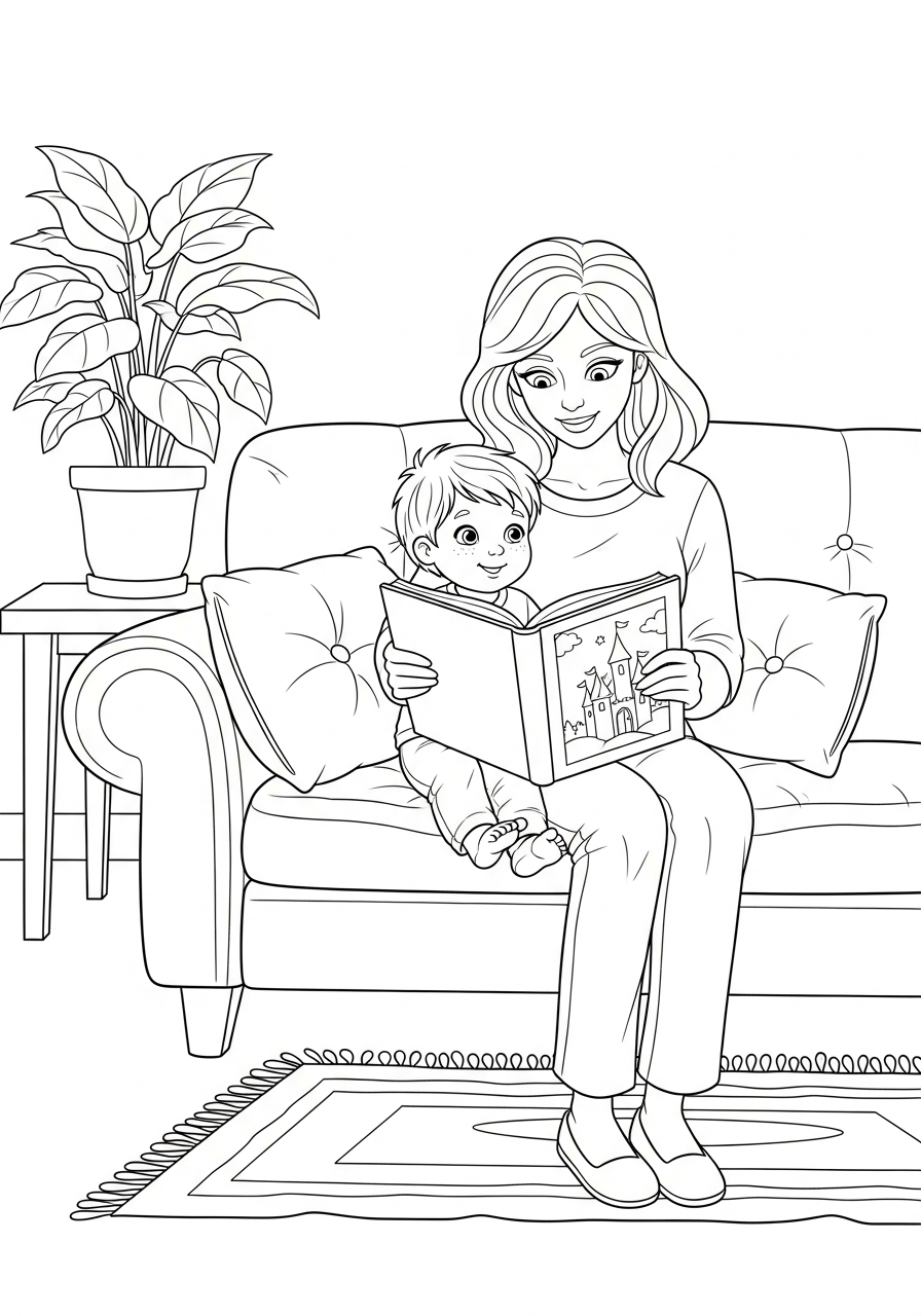Mother’s Day free coloring pages