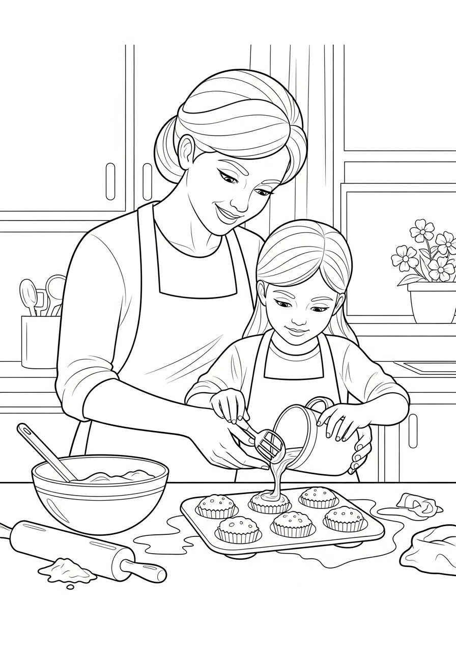 merry Mother’s Day coloring pages