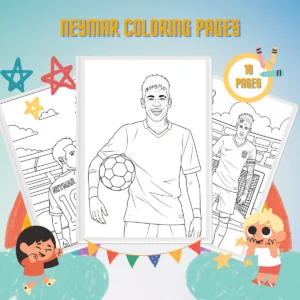 Neymar Coloring Pages thumbnail