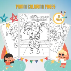 Pomni Coloring Pages thumbnail