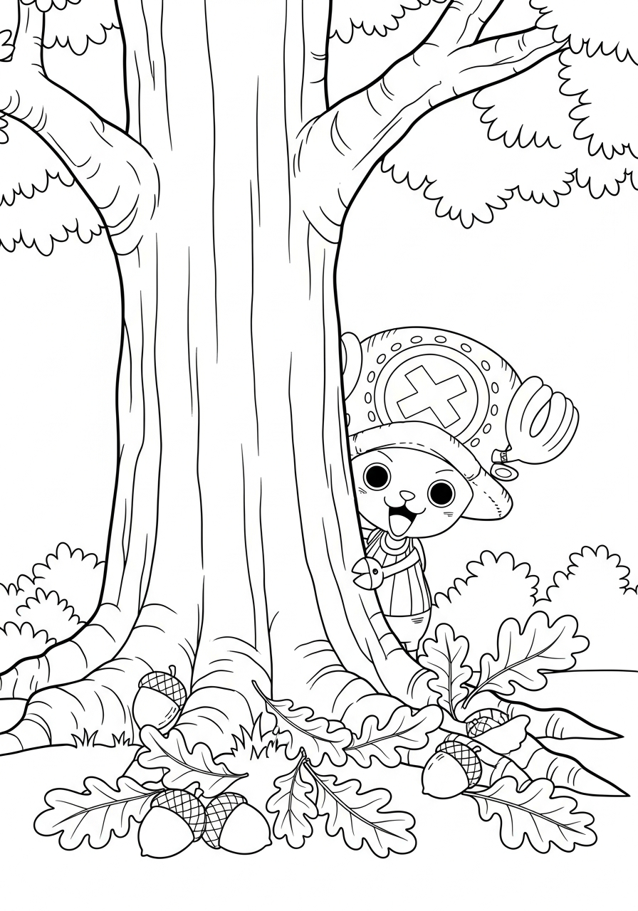 coloring pages for Tony Tony Chopper 2
