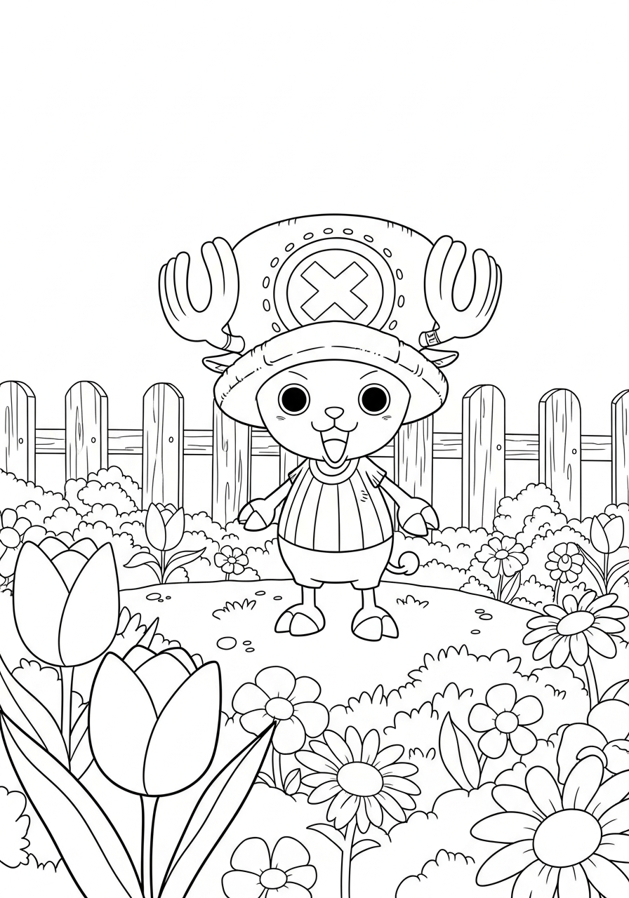 free printable coloring pages Tony Tony Chopper