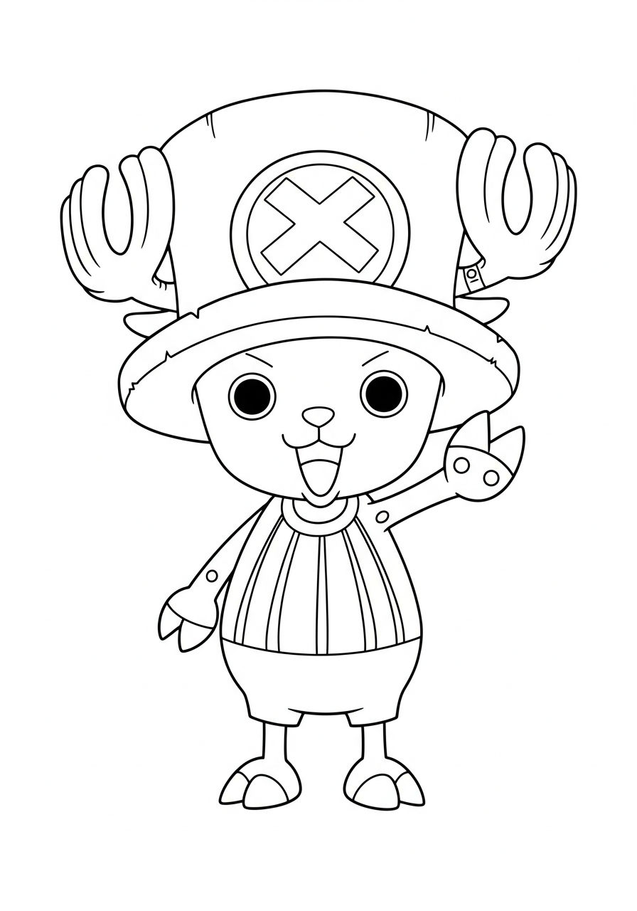 Tony Tony Chopper printable coloring pages