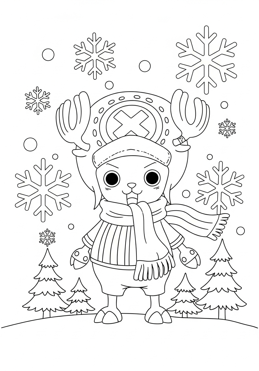 kids Tony Tony Chopper coloring pages