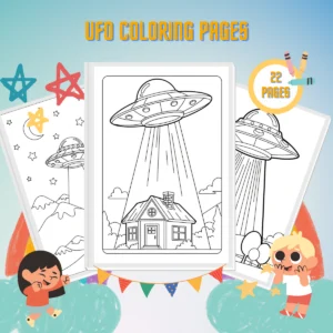 UFO Coloring Pages thumbnail