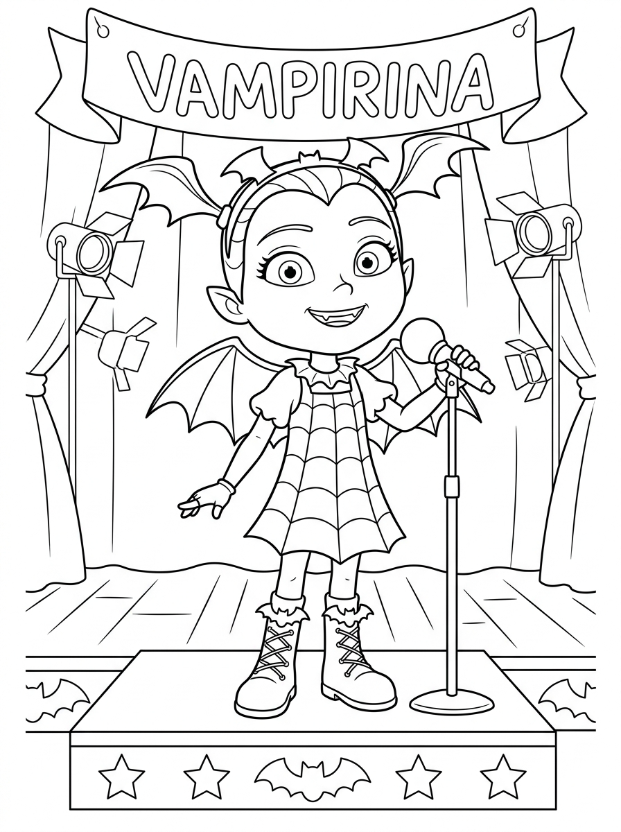 Vampirina Coloring Pages 11 free Vampirina coloring pages printable