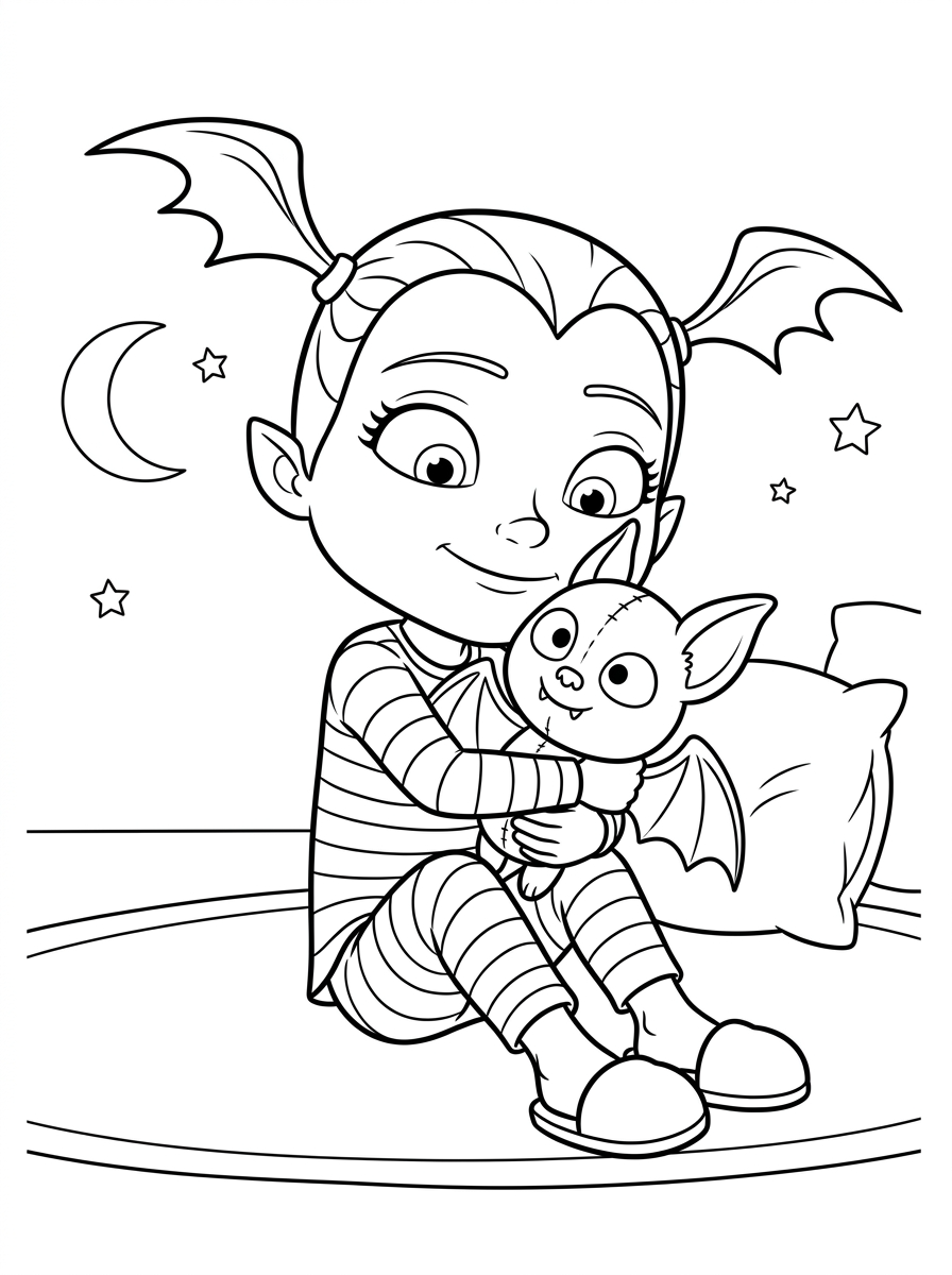 Vampirina Coloring Pages 13 Vampirina coloring pages for adults easy 1