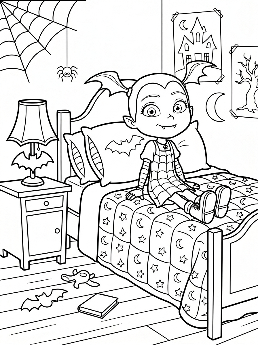 Vampirina Coloring Pages 14 free Vampirina coloring pages for kids