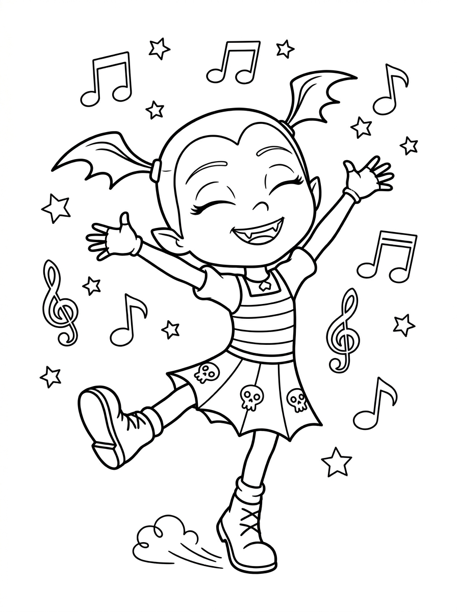 Vampirina Coloring Pages 15 free printable Vampirina coloring pages