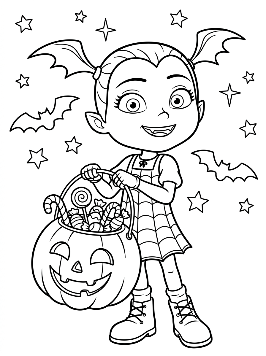 Vampirina Coloring Pages 18 Vampirina decorations coloring pages