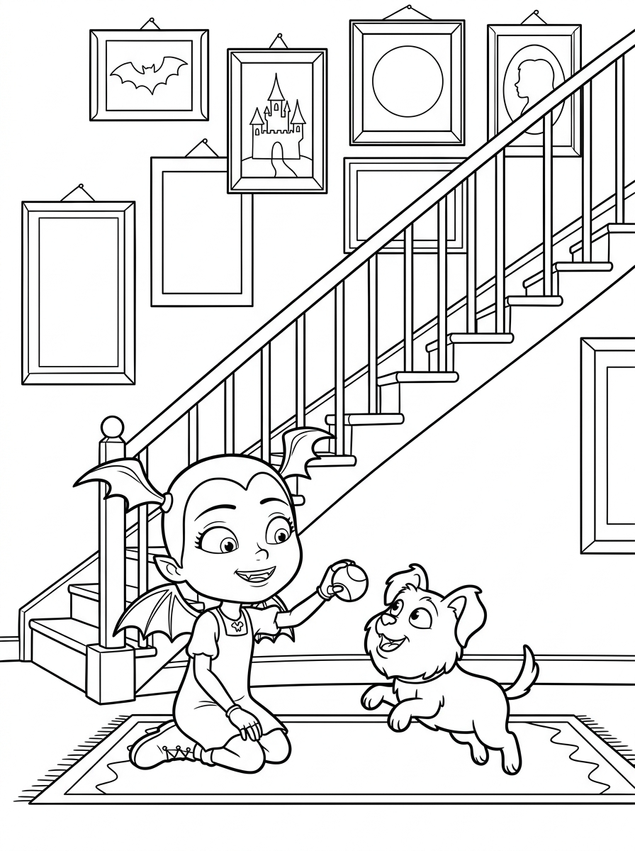 Vampirina Coloring Pages 19 coloring pages for kids Vampirina