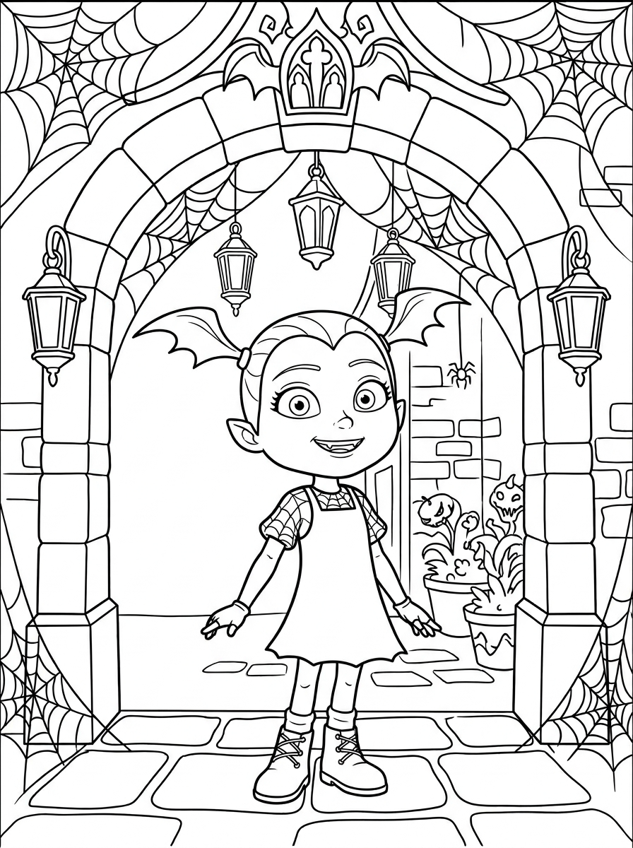 Vampirina Coloring Pages 3 printable Vampirina coloring pages for adults