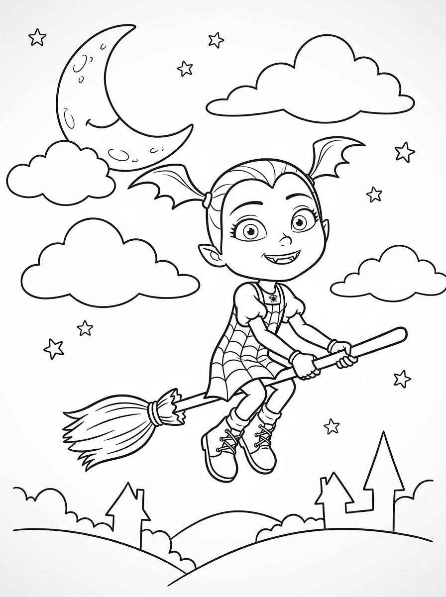 Vampirina Coloring Pages 21 free printable coloring pages Vampirina