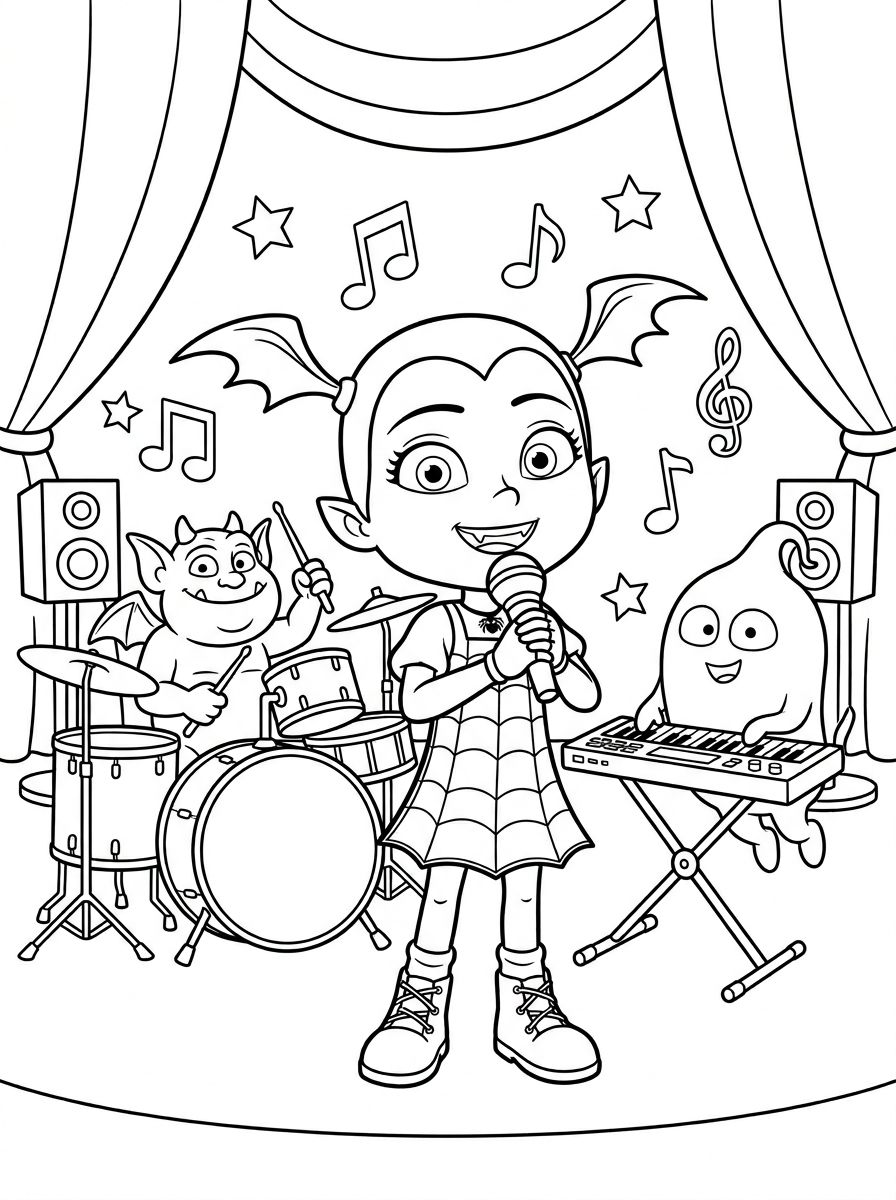 Vampirina Coloring Pages 22 Vampirina free coloring pages 1