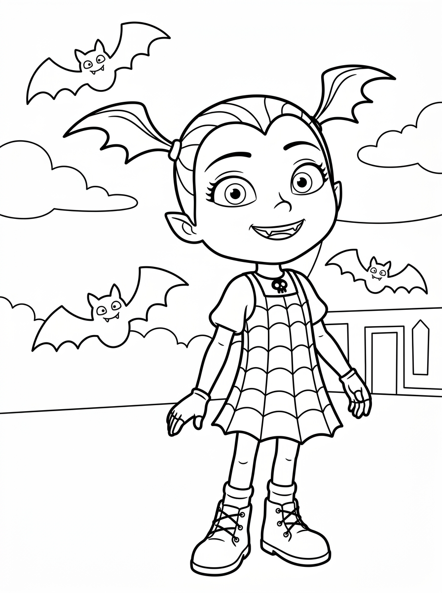Vampirina Coloring Pages 7 adult coloring pages Vampirina