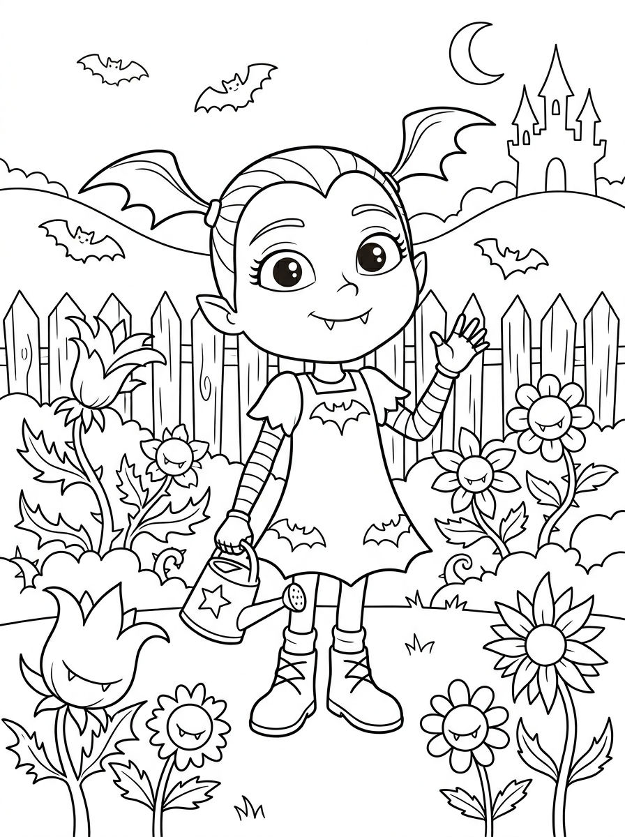 Vampirina Coloring Pages 8 free Vampirina coloring pages