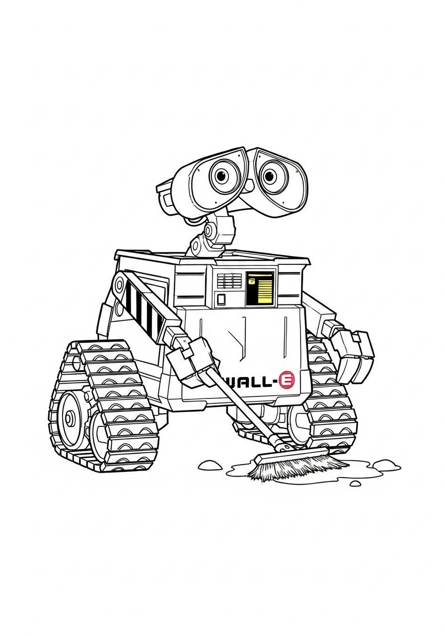 grinch Wall E coloring pages