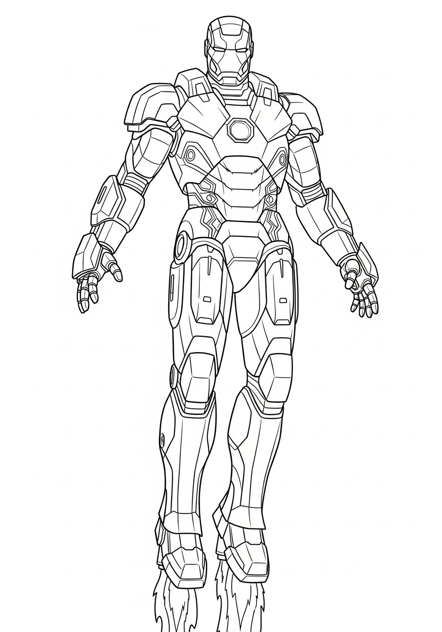 War Machine Coloring Pages 4 hard War Machine coloring pages