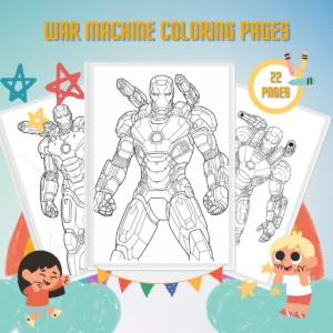 War Machine Coloring Pages thumbnail