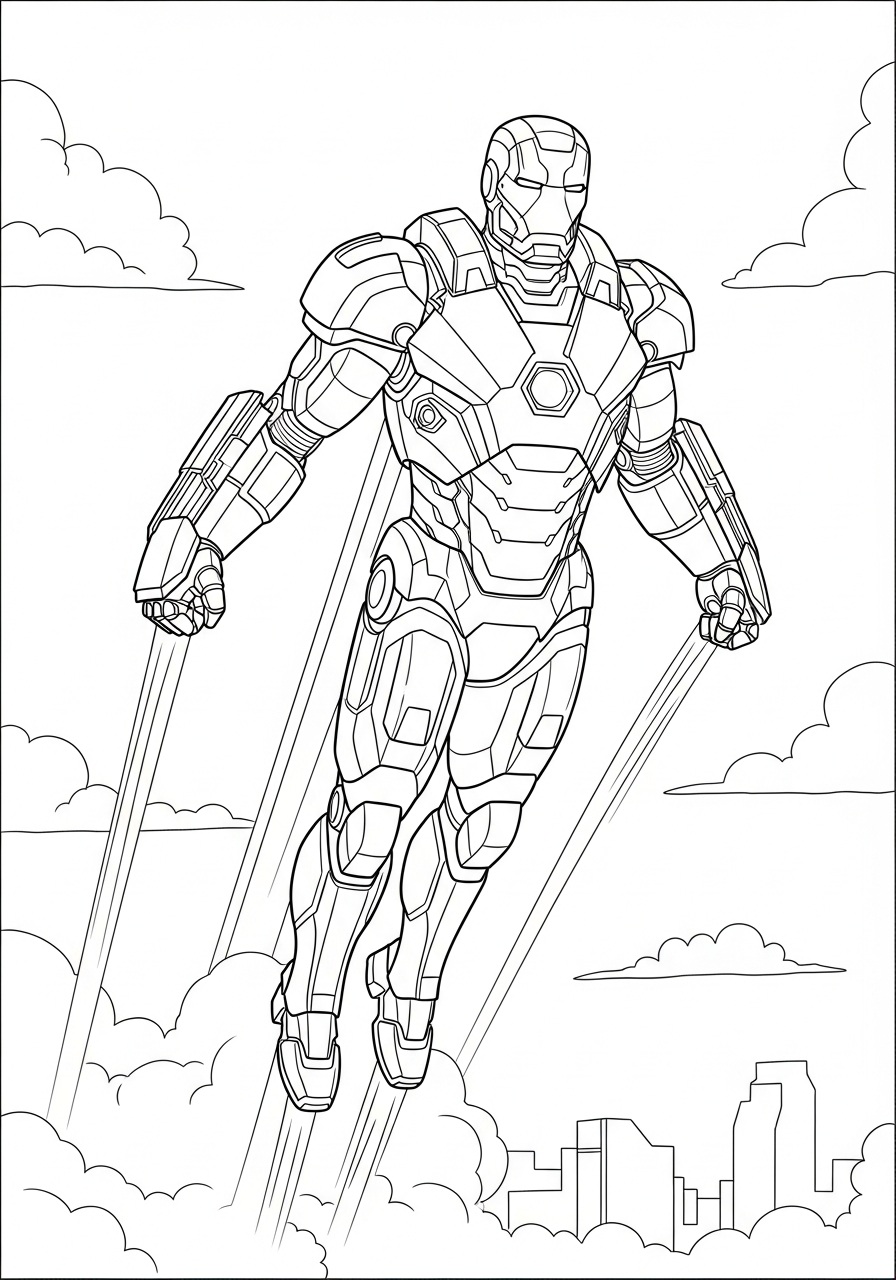 War Machine Coloring Pages 10 free printable War Machine coloring pages