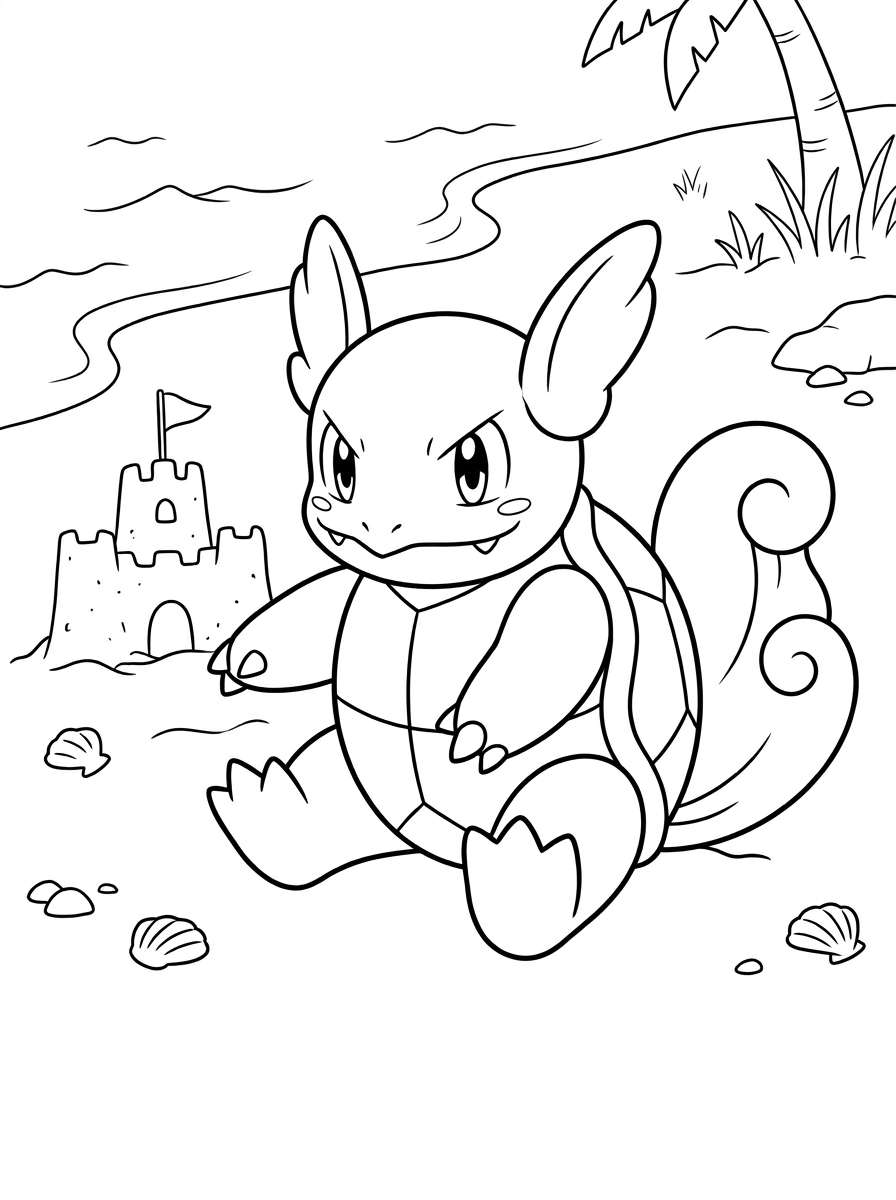Desenhos para colorir do Wartortle 18 Desenhos para colorir gratuitas do Wartortle