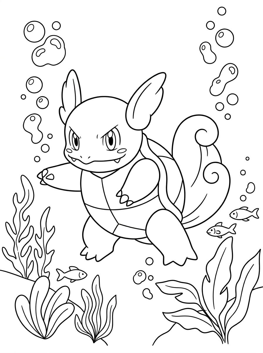 Desenhos para colorir do Wartortle 20 Desenhos para colorir Wartortle