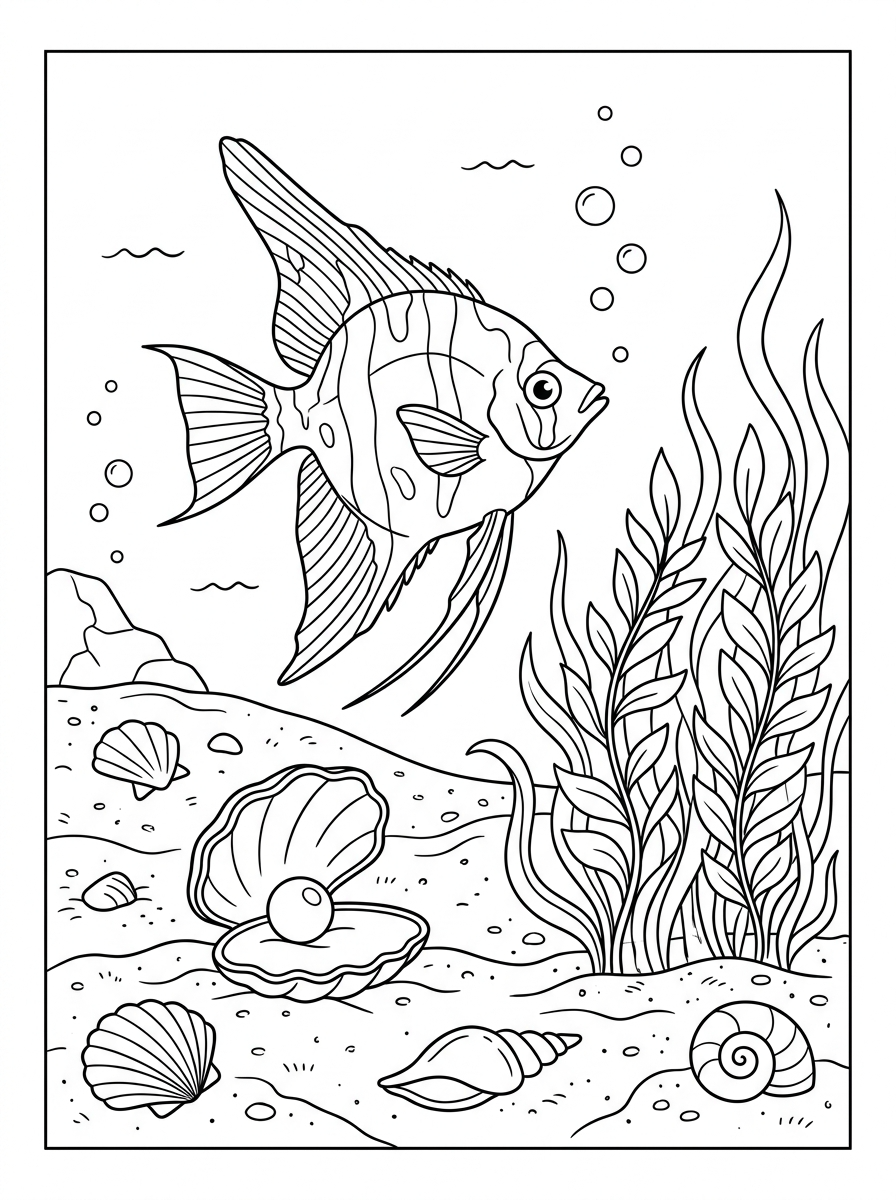 Angelfish Coloring Pages 12 Angelfish coloring pages printable free