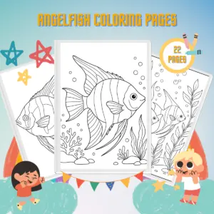 Angelfish Coloring Pages thumbnail