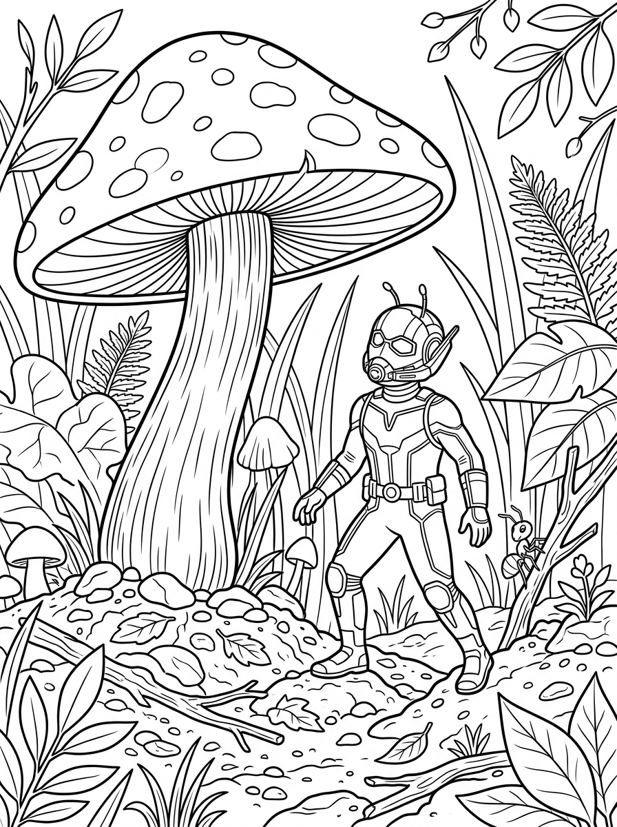 kids Ant Man coloring pages