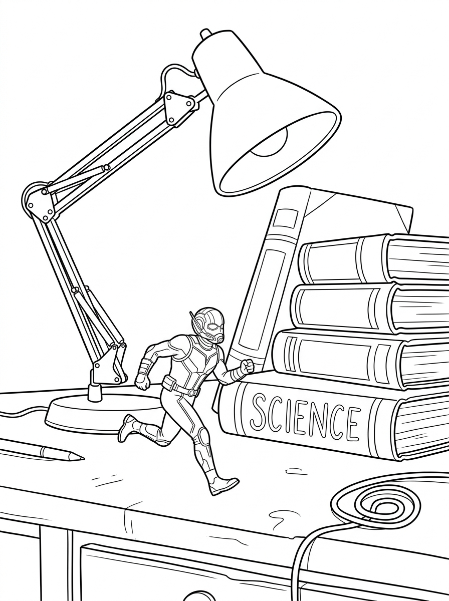 cute coloring pages Ant Man