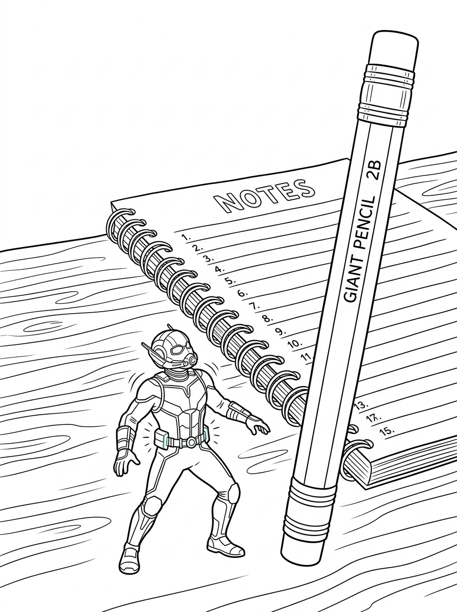 free Ant Man coloring pages for kids