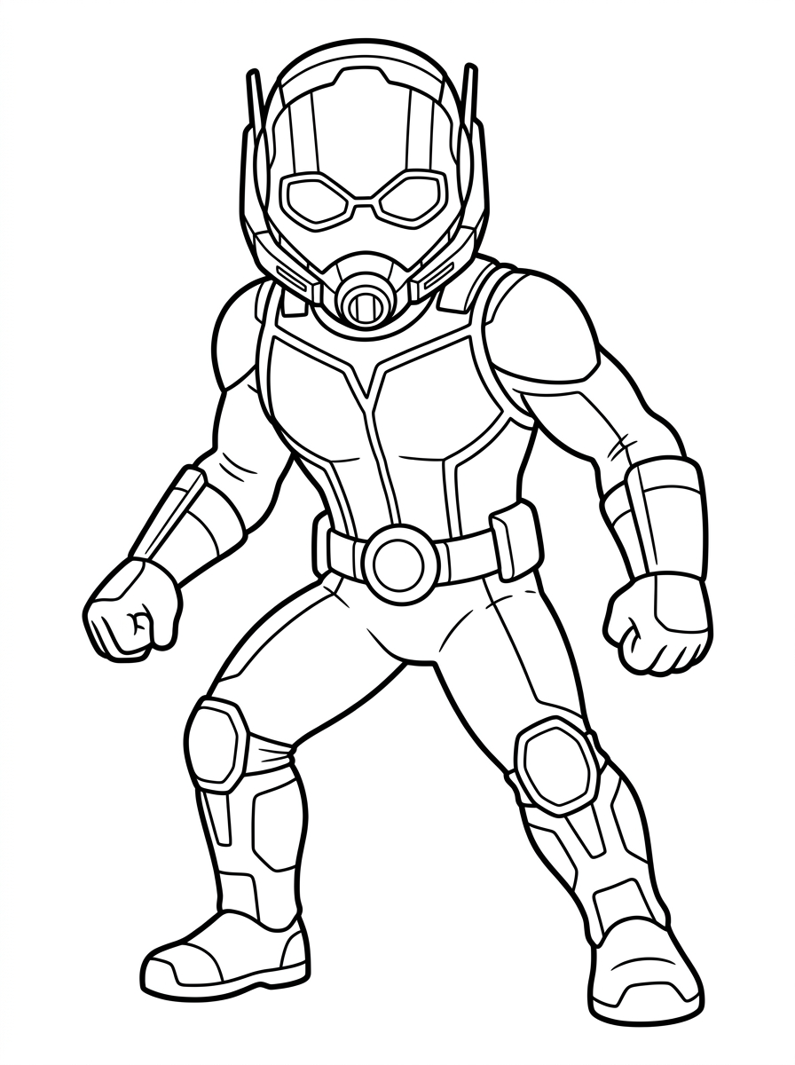 Ant Man coloring pages pdf
