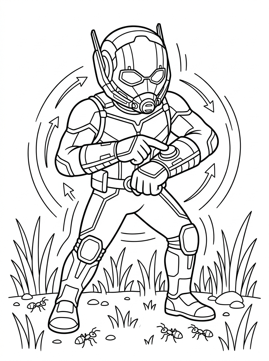 fun Ant Man coloring pages