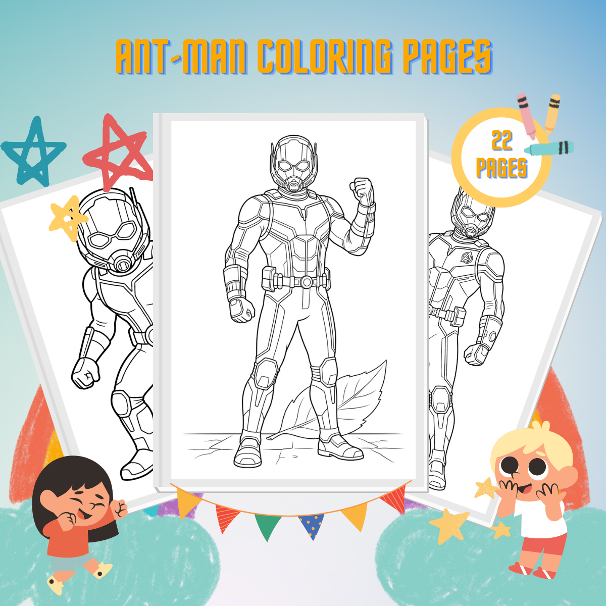 22 Ant-Man Coloring Pages - Free Printables For Kids
