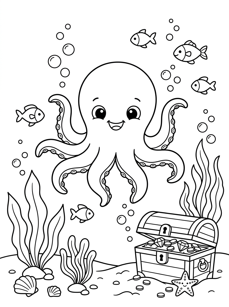 Página para colorir Baby_Kraken_202606021042 para imprimir