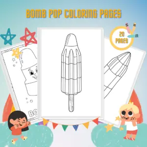Bomb Pop Coloring Pages thumbnail