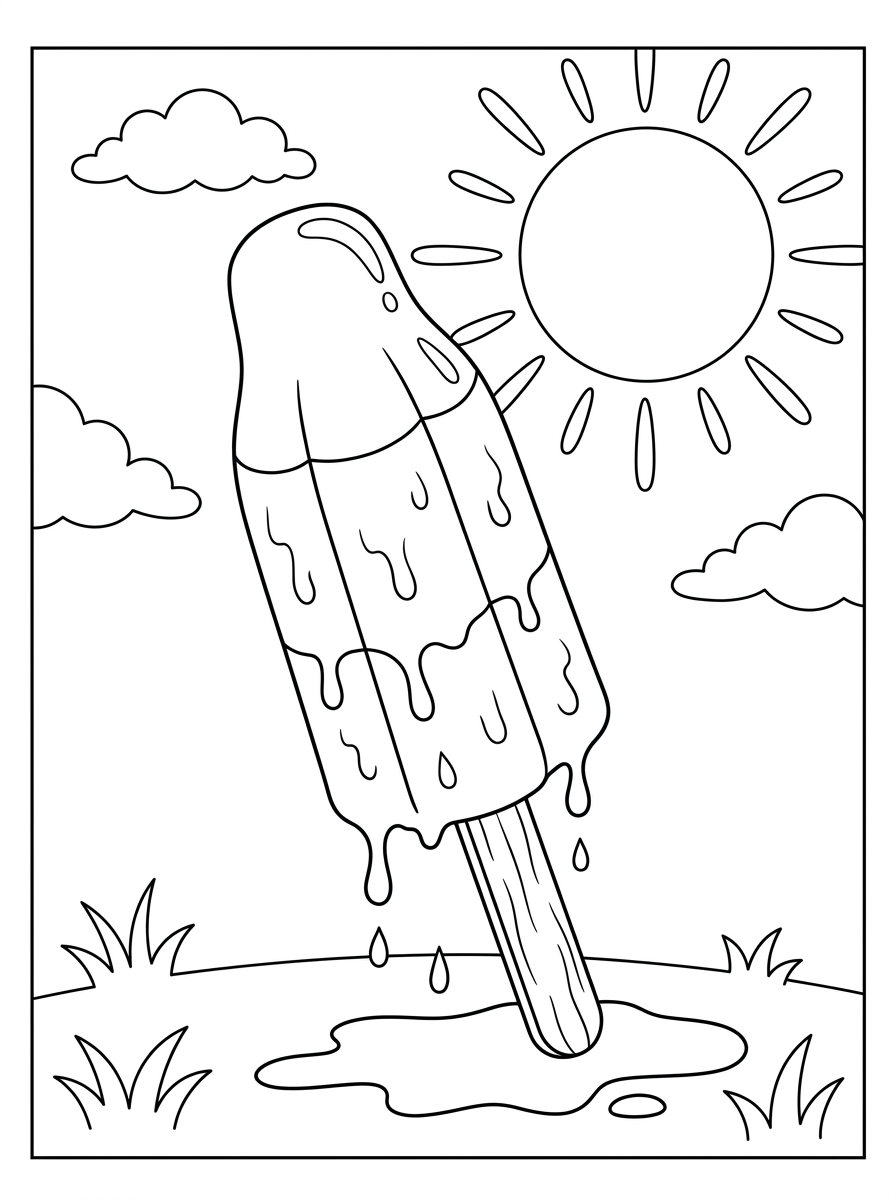 free Bomb Pop coloring pages printable