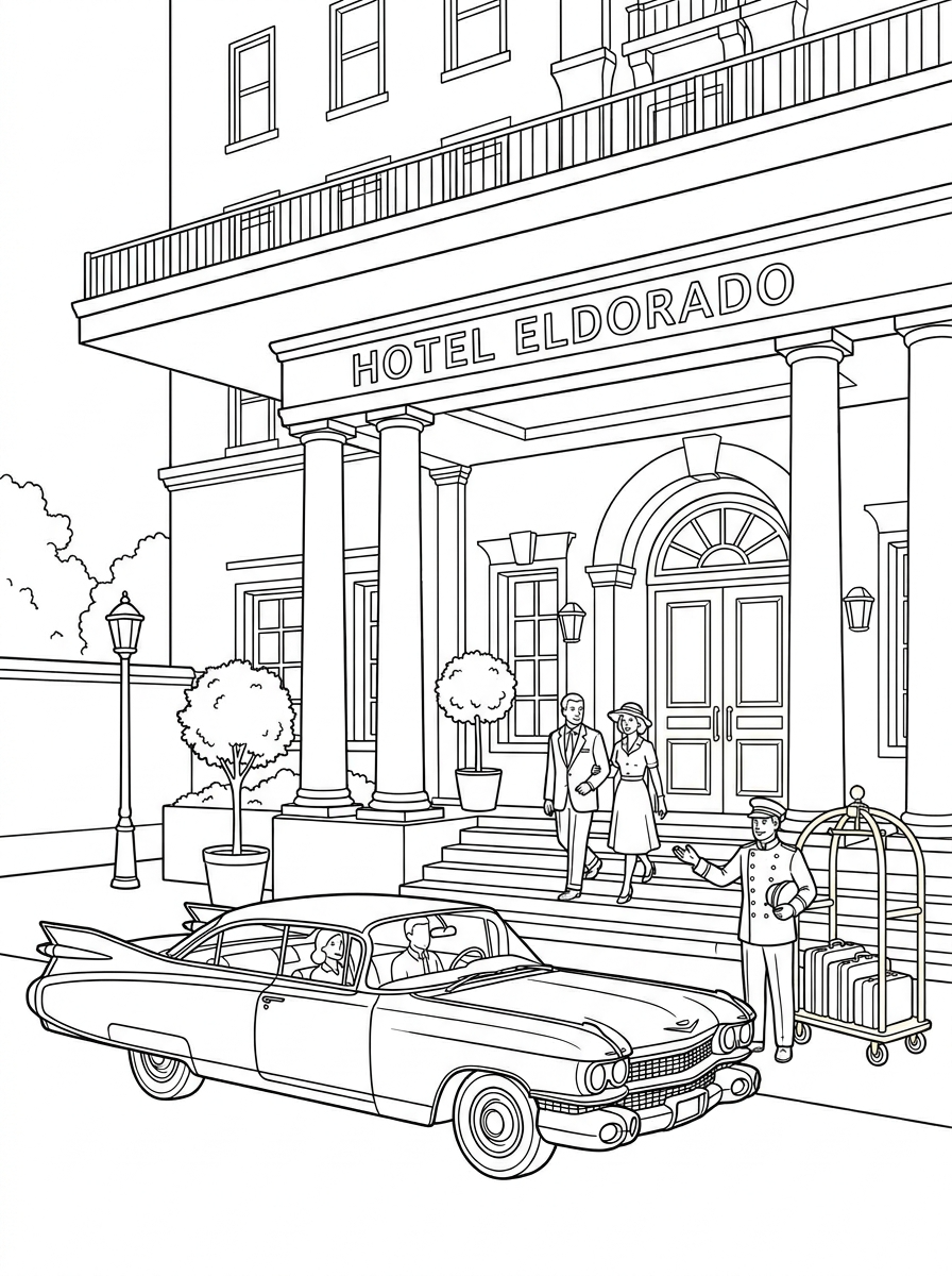 Cadillac Coloring Pages 7 coloring Cadillac pages