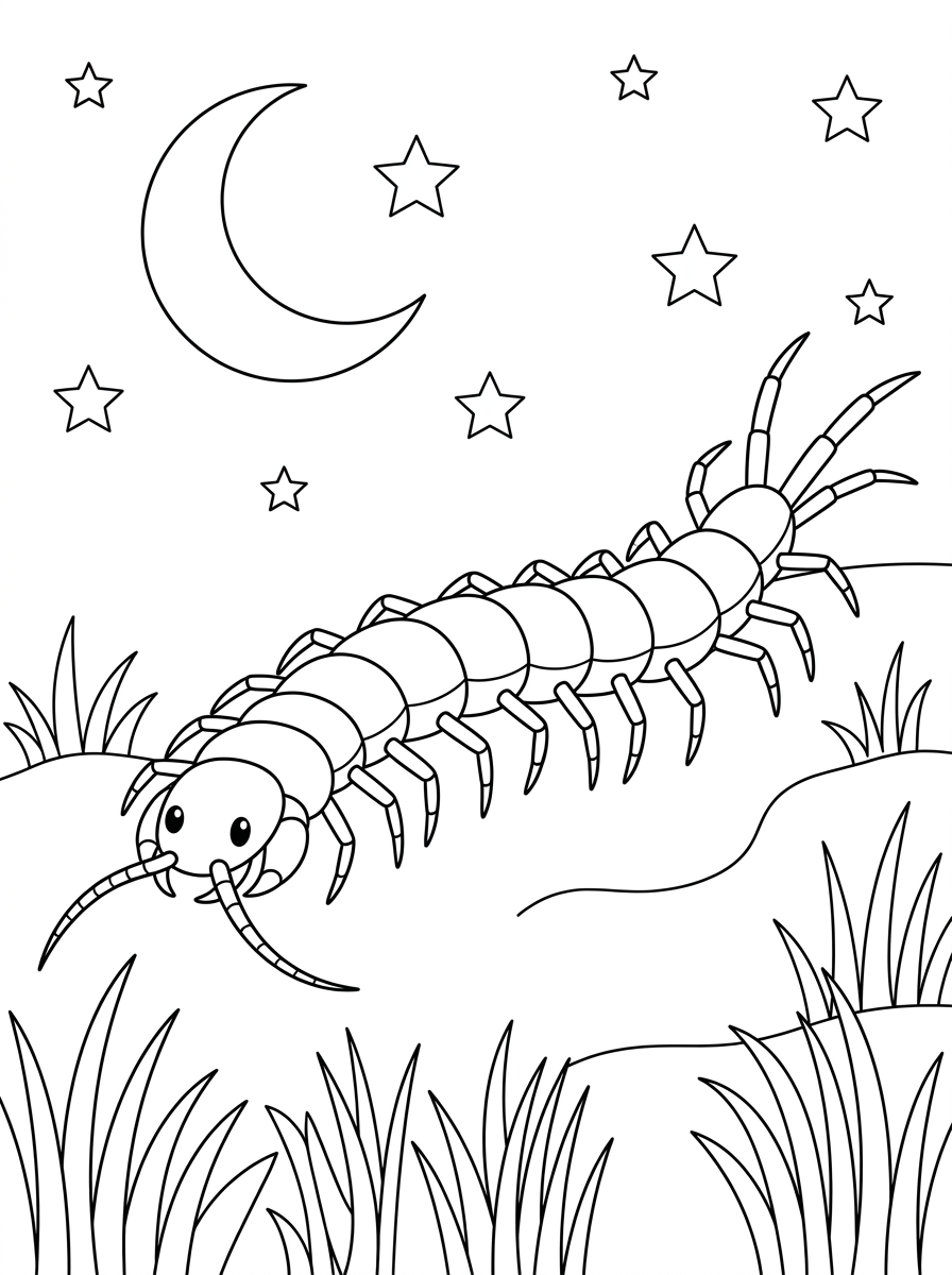 Centipede coloring pages grinch